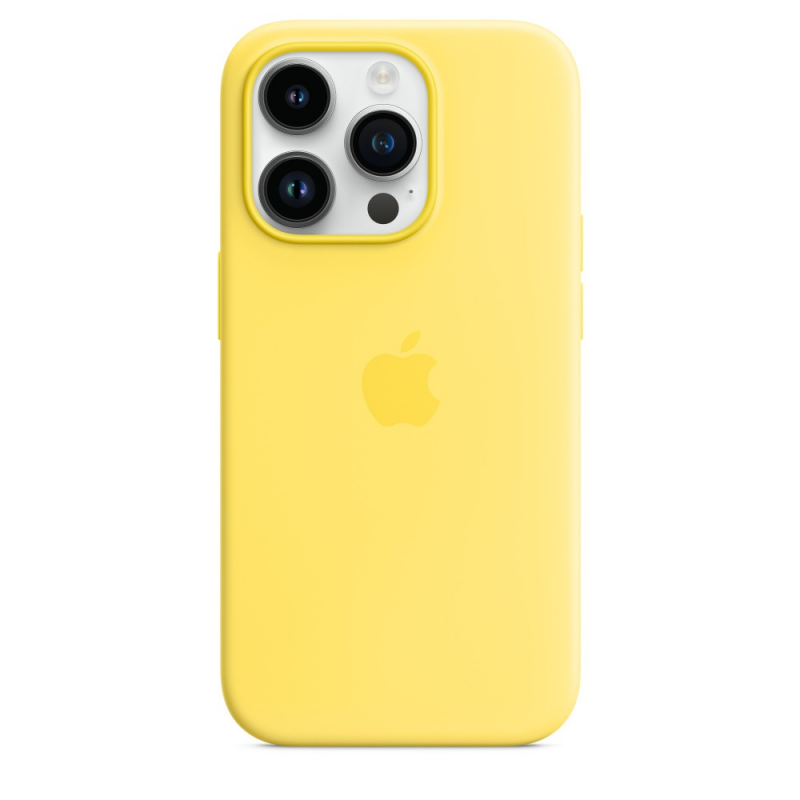 Чехол MagSafe iPhone 14 Pro Max Silicone Cover - Yellow