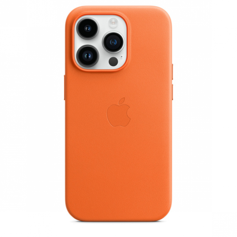 Чехол MagSafe iPhone 14 Pro Leather Wallet Cover - Orange 