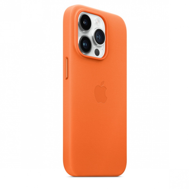 Чехол MagSafe iPhone 14 Pro Leather Wallet Cover - Orange 